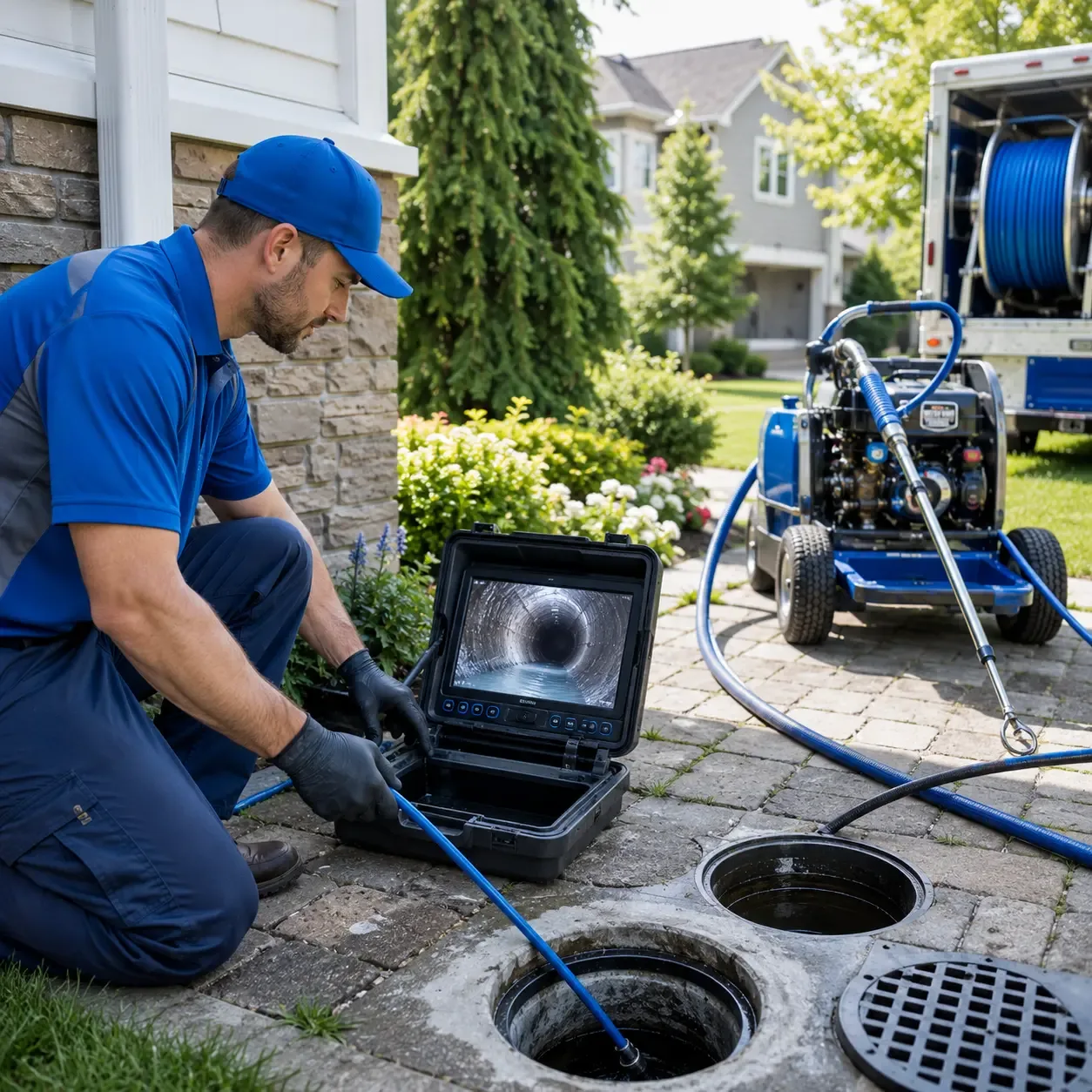 Outdoor drain cleaning professionals serving Flat Rock, OH